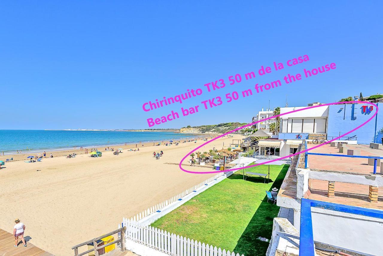Ocean Sunset Beachfront House With Terraces エル・プエルト・デ・サンタ・マリア エクステリア 写真
