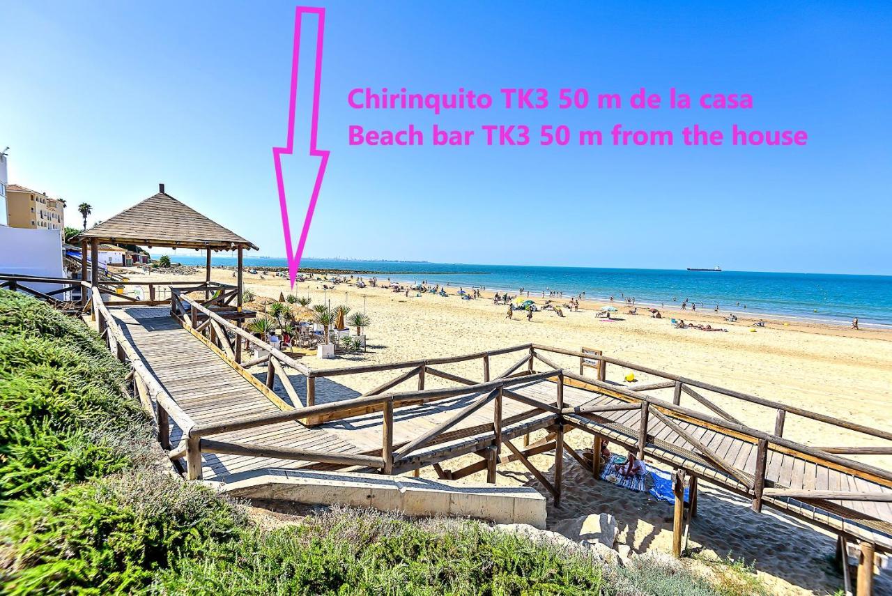 Ocean Sunset Beachfront House With Terraces エル・プエルト・デ・サンタ・マリア エクステリア 写真
